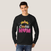 Crazy Mom Baking Mama Baker Chef Dessert Mothers D Tシャツ (正面フル)