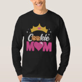 Crazy Mom Baking Mama Baker Chef Dessert Mothers D Tシャツ (正面)
