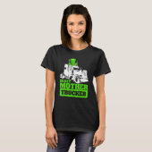 Crazy Mother Trucker Funny St Patrick Day Hat Tシャツ (正面フル)