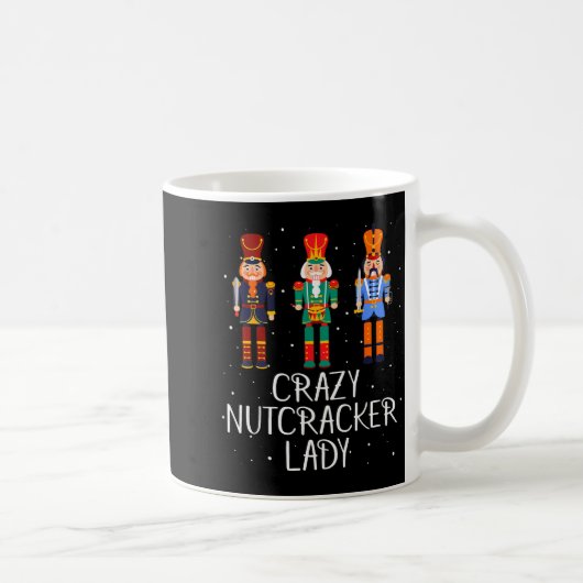 Crazy Nutcracker Lady コーヒーマグカップ (右)