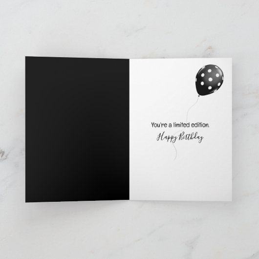 Crazy Old Lady Birthday カード (内部)