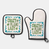 Crazy Plant Lady 鍋つかみ&鍋敷きセット (正面)