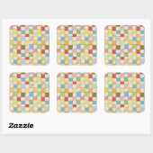 CRAZY QUILT ラージスクエアステッカー スクエアシール (シート)