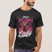 Crazy Red Panda Lady Red Panda Tシャツ (正面)