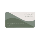 Crazy Right Now Wedding Address ラベル (正面)