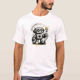Crazy Robot Tシャツ