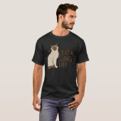 Crazy-SIAMESE Cat Lady Tシャツ (正面フル)