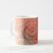 Crazy sketch random pattern. Chaos and variety. Mo コーヒーマグカップ (正面左)