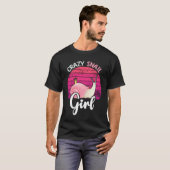 crazy snail  girl tシャツ (正面フル)