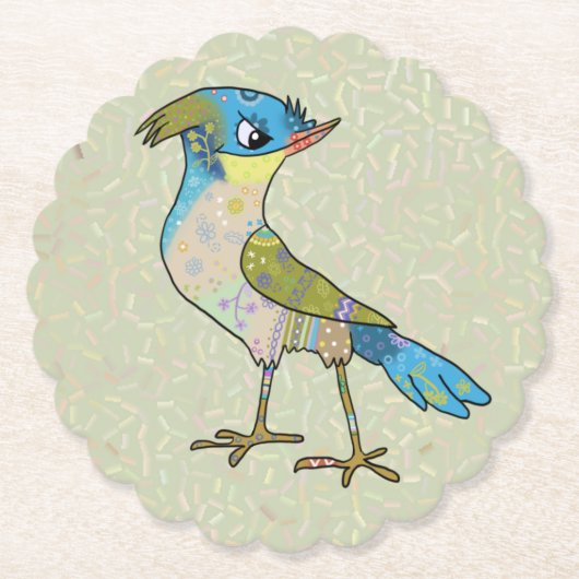 Crazy Vogel  ペーパーコースター (正面)