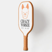 Crazy Yorkie Run Wild Custom Pickleball Paddles ピックルボールラケット (左)