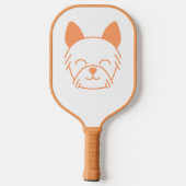 Crazy Yorkie Run Wild Custom Pickleball Paddles ピックルボールラケット (裏面)