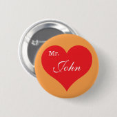 Crazydeal p532のハートのカスタムな円形標準的なボタン 缶バッジ (正面&裏面)