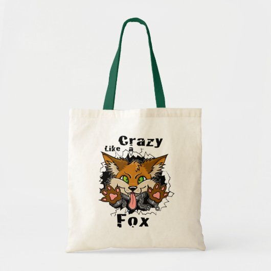 crazyfoxtee トートバッグ (正面)