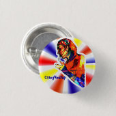 crazyRetro - Button 缶バッジ (正面&裏面)