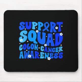 Crc colon cancer awareness support squad blue マウスパッド