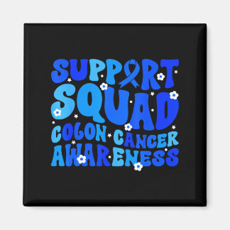 Crc colon cancer awareness support squad blue マグネット