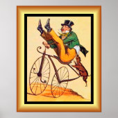 Cre Nom D'un Chien to La Velocipedomanie/ F.Sinnet ポスター (正面)