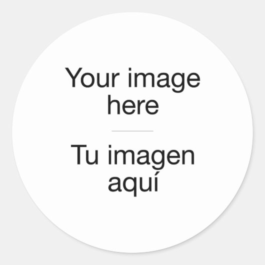 Crea tu diseño personalizado con tus fotos propias ラウンドシール (正面)