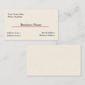 Cream名刺テンプレート 名刺 (正面/裏面)
