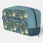 Cream and Blue Floral Art Nouveau ドップキット (右コーナー)