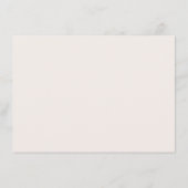 Cream and Burgundy Wedding Place Card DIY 招待状 (裏面)