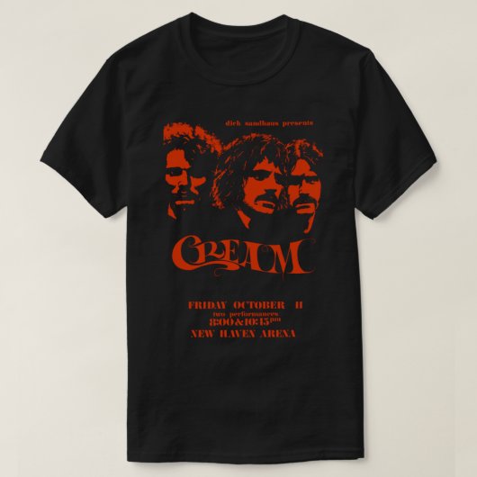 Cream Band Classic T-Shirt Copy Tシャツ (デザイン正面)