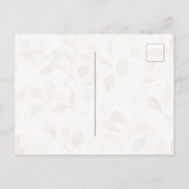 Cream Beach Sea Turtles Thinking of you ポストカード (裏面)