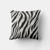 Cream Black Brown Chic Leopard Print クッション (裏面)