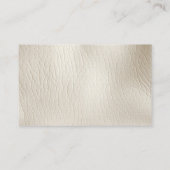 Cream Black Southwest Cow Print 名刺 (裏面)