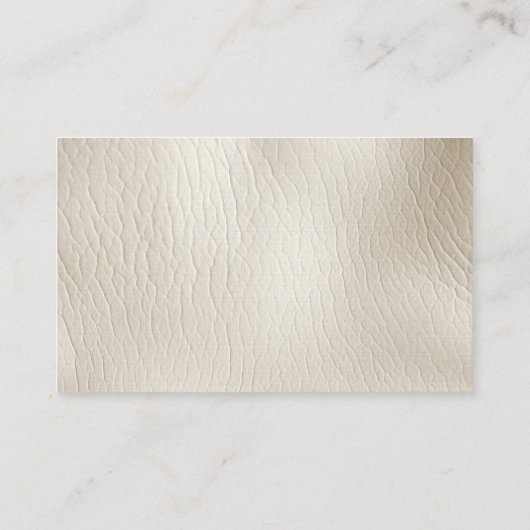 Cream Black Southwest Cow Print 名刺 (裏面)