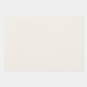 Cream Blue Cloud Nine Baby Shower ラッピングペーパーシート (正面2)