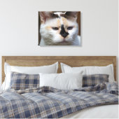 Cream Calico 20"x16"キャンバス印刷 キャンバスプリント (インサイチュ (寝室))