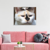 Cream Calico 20"x16"キャンバス印刷 キャンバスプリント (インサイチュ (リビング))