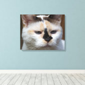 Cream Calico 20"x16"キャンバス印刷 キャンバスプリント (インサイチュ (ウッドフロア))