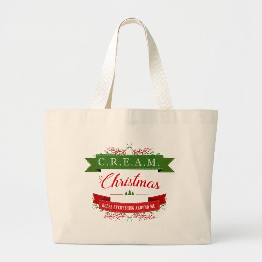 CREAM Christmas Rules! Jumbo Tote ラージトートバッグ (正面)