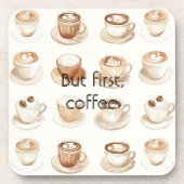 Cream Coffee Cups コースター (正面)