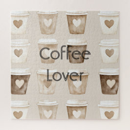 Cream Coffee Heart Cups   ジグソーパズル