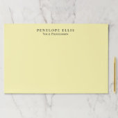 Cream Color Unique Original Classical Professional ペーパーパッド (インサイチュ)