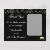 CREAM DAMASKウェディングフォトクリームダマスク ポストカード (裏面)