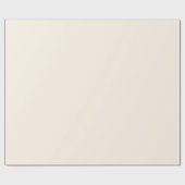 Cream Festive Christmas Solid Color  ラッピングペーパー (フラット)