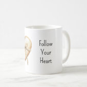 Cream Follow Your Heart コーヒーマグカップ (正面右)