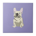 Cream French Bulldog,  タイル<br><div class="desc">Cream French Bulldog, </div>