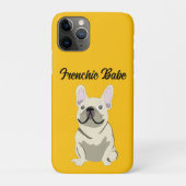 Cream French Bulldog, Frenchie Babe Case-Mate iPhoneケース (裏)
