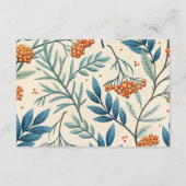 Cream Garden Botanical Diapper Raffle エンクロージャーカード (裏面)