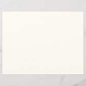 Cream & Green Vine Border Achievement Certificate (裏面)