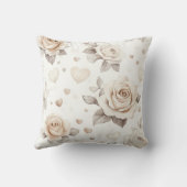 Cream Hearts クッション (裏面)