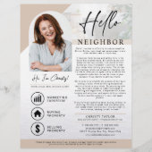Cream Hello Neighbor不動産仲介業者エージェントの概要 チラシ (正面)