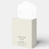 Cream Law Scales+Laurel Wreath Graduation フェイバーボックス (見開き)