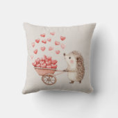 Cream Life is better with a hedgehog クッション (裏面)